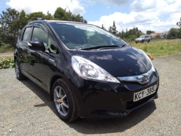 Honda Fit Hybrid year 2013 KCY Black color not used locally in excellent condition Ksh 765K