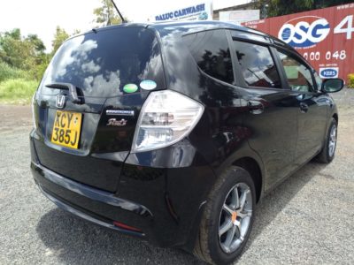 Honda Fit Hybrid year 2013 KCY Black color not used locally in excellent condition Ksh 765K