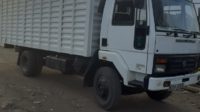 Ashok Leyland year 2018 12 Tone diesel manual truck covered body white color in excellent condition