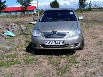 Toyota Corolla NZE year 2001 KAV 1600 cc petrol 2WD automatic transmission silver color