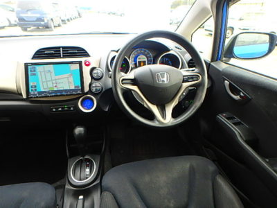 Honda Fit Hybrid KDB Year 2013 1300 CC Petrol Automatic Transmission 2WD Blue Color Hire-Purchase Accepted