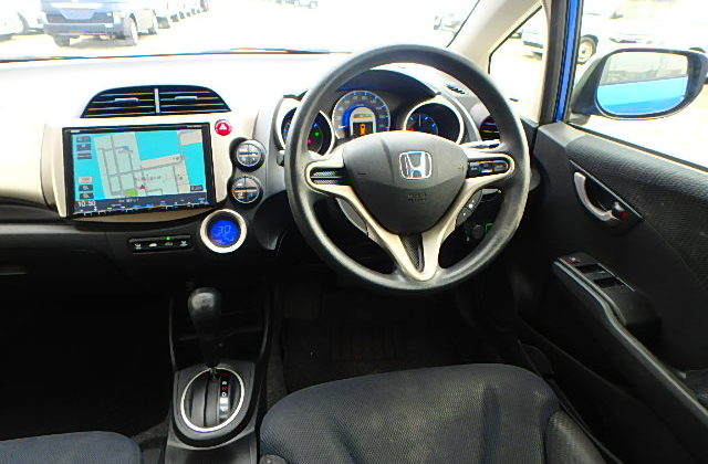 Honda Fit Hybrid KDB Year 2013 1300 CC Petrol Automatic Transmission 2WD Blue Color Hire-Purchase Accepted