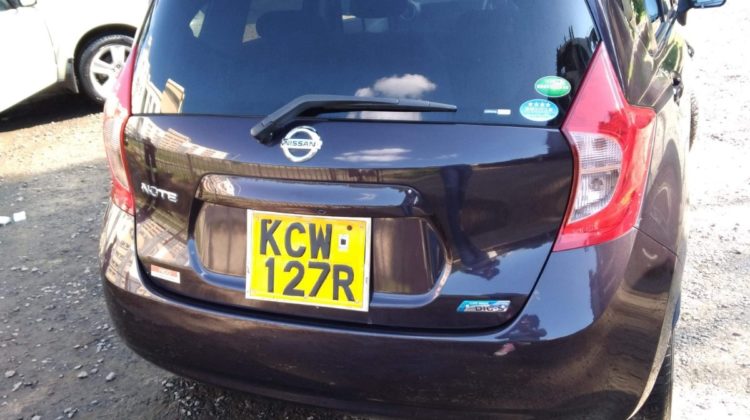 Nissan Note Year 2012 KCW Purple color in excellent condition Ksh 575K