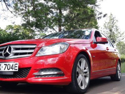 2012 Mercedes C180 1800Cc Petrol, Red, Very Clean and Low Milleage, KCX